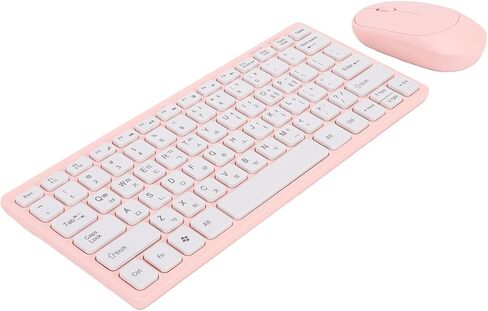 banapoy Korean Wireless Keyboard and Mouse Combo, Slim 78 Keys 2.4GHz Korean Keyboard with Mouse for PC Laptop Computer, Thin and Lightweight in Kuwait