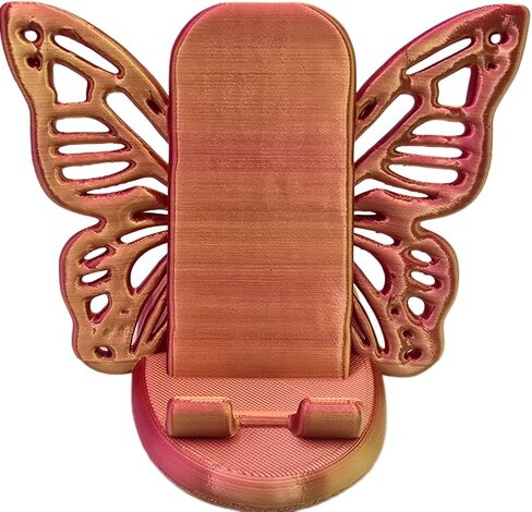 Elegant Butterfly Cell Phone Stand for Desk, Table, Nightstand. Decorative Phone Holder with Butterfly Wings Design. (Purple) in Kuwait