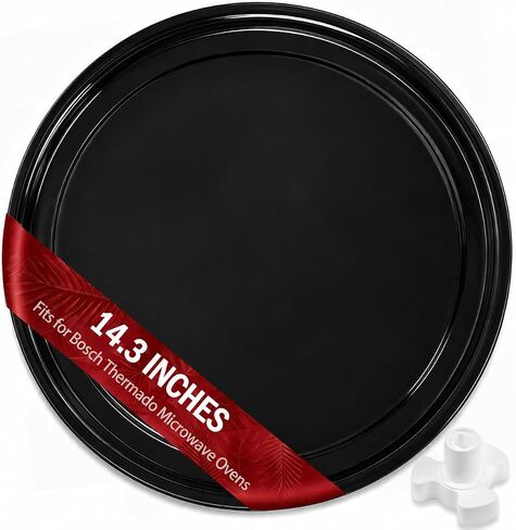 00795449 Metal Microwave Oven Turntable Cooking Tray 14.3in Fits for Most Bosch Thermador Gaggenau Microwaves, Replaces Part Numbers 795449 4163342 AP5953661 PS10061150 Black in Saudi Arabia
