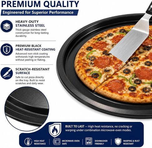 00795449 Metal Microwave Oven Turntable Cooking Tray 14.3in Fits for Most Bosch Thermador Gaggenau Microwaves, Replaces Part Numbers 795449 4163342 AP5953661 PS10061150 Black in Saudi Arabia