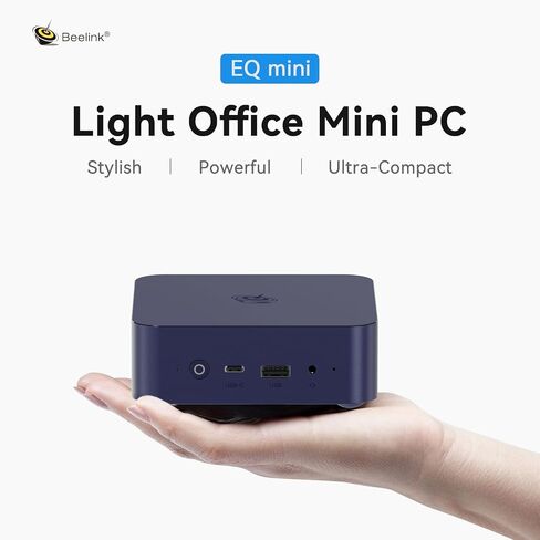 كمبيوتر صغير Beelink MINI S12 Pro، معالج Intel N100، ذاكرة الوصول العشوائي DDR4 سعة 16 جيجا + SSD 500 جيجا | شاشة مزدوجة HDMI 4K UHD، WiFi6+BT5.2+2.5G LAN كمبيوتر صغير يدعم التشغيل التلقائي لنظام Win11 Home للمكتب/HTPC/خادم الوسائط in Kuwait