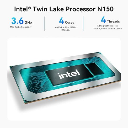 كمبيوتر صغير Beelink MINI S12 Pro، معالج Intel N100، ذاكرة الوصول العشوائي DDR4 سعة 16 جيجا + SSD 500 جيجا | شاشة مزدوجة HDMI 4K UHD، WiFi6+BT5.2+2.5G LAN كمبيوتر صغير يدعم التشغيل التلقائي لنظام Win11 Home للمكتب/HTPC/خادم الوسائط in Kuwait
