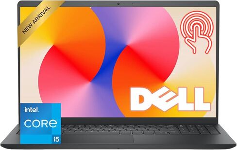 Dell 15.6" FHD Touchscreen Laptop | 13th Gen Intel Core i5-1334U | 8GB RAM | 512GB PCIe SSD | Wi-Fi 6 | HDMI | Windows 11 | LDC15250, Black (Renewed) in Kuwait