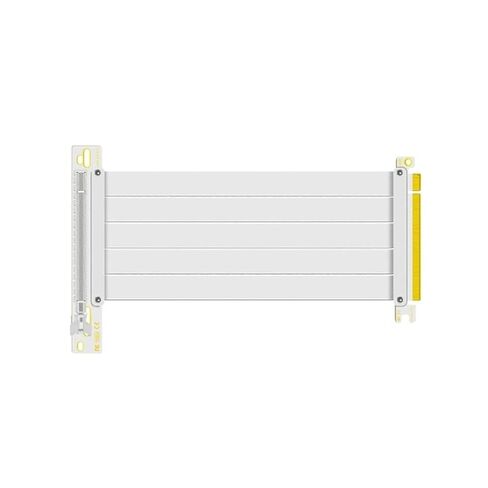 GPU Extension Cable 200mm Shielded Flexible 90° Mounting Graphics Card Cable PCIE4.0 X16 Riser Video Card for GPU(PCI-E 4.0,White-20cm) in Kuwait