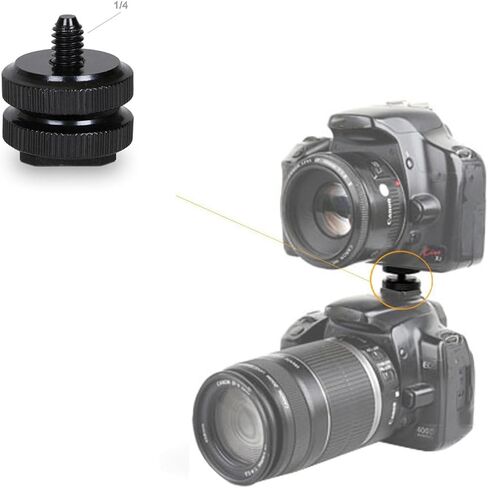4pcs Hot Shoe Adapter Aluminum Alloy Mount 1/4 Inch-20 in Kuwait