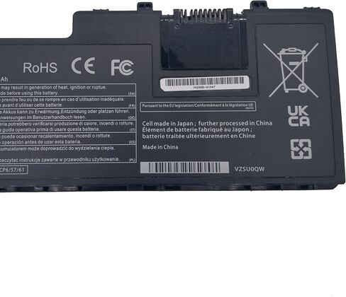 CF-VZSU0QW Laptop Battery Compatible with ToughBook CF-20 MK1 Toughpad FZ-A2 CF-VZSU0QJS CF-VZSU0QK CF-VZSU0QR - 11.4V 30Wh in Kuwait