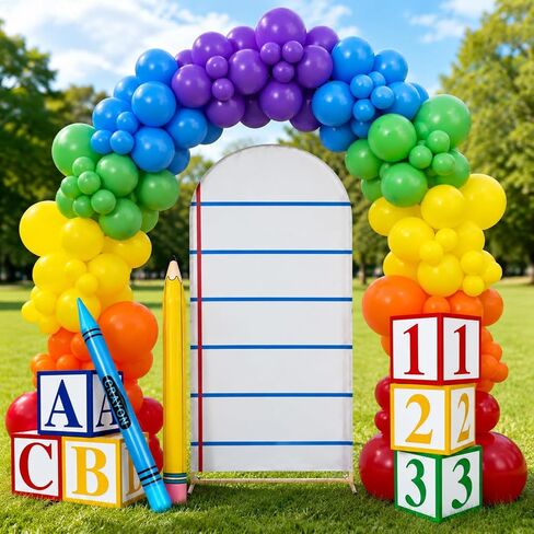 Duraaamo 173 Pcs Back to School Balloon Arch Kit, School Party Decorations in Kuwait