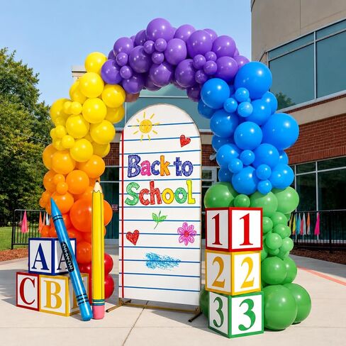 Duraaamo 173 Pcs Back to School Balloon Arch Kit, School Party Decorations in Kuwait