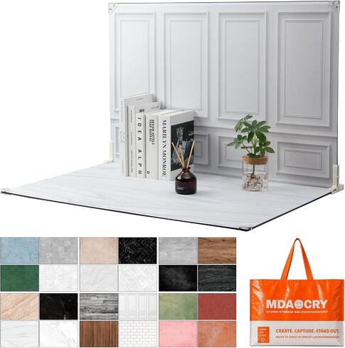 23 x 35 in Product Photography Backdrops, 10 Sheets, 20 Patterns in Saudi Arabia