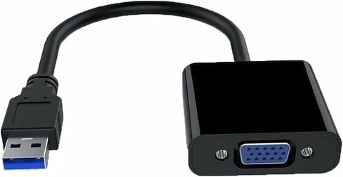 Video Vga DisplayPort Converter Cable High Definition USB 3.0 to VGA 1080P External Converter Cable for Computer Projector TV in Saudi Arabia