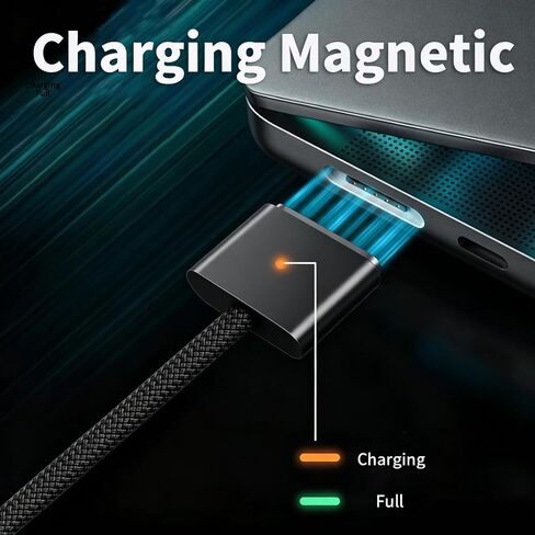 MagSafe 3 Charger 140W USB-C Cable for MacBook Air/Pro,Fast Charging Cable (Black1) in Saudi Arabia
