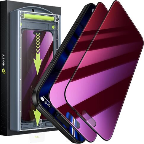 WSKEN for Phone 18 Pro Max Privacy Screen Protector for iPhone - Purple in Saudi Arabia