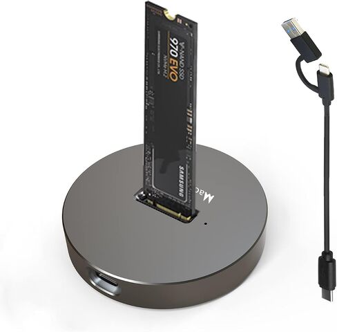3.5" Hard Drive Enclosure Tool-Free External Hard Drive Enclosure 5Gbps USB 3.0 to SATA Adapter Hard Disk Case for 3.5 Inch HDD/SSD Max 6TB (Support UASP) in Saudi Arabia