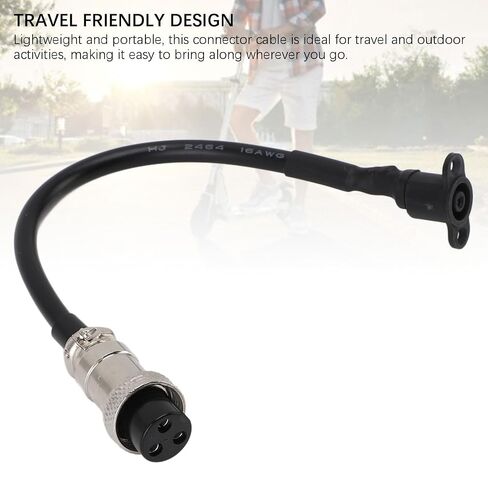 GX16 Aviation Adapter Cable Reliable Stable Charging Compatible with Scooter Chargers for Electric Scooter Owners in Kuwait