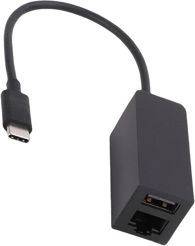 USB C to RJ45 USB 3.0 Adapter High Speed Data Transfer for Laptops Tablets Plug and Play for Pro Air, ABS Material in Kuwait