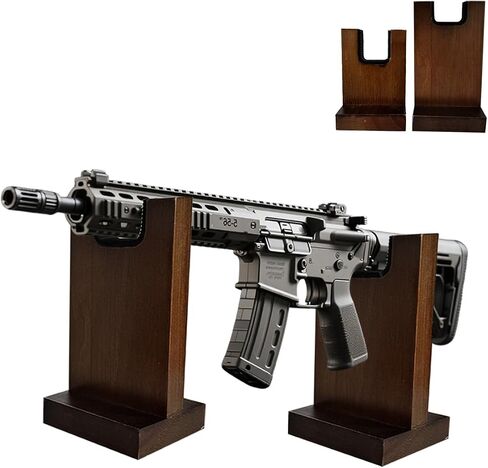 Rifles Display Stands Vertical Gun Rack for Wall Wood Gun Holder for Rifle or Shotgun Gun Wall Mount Stylish Indoor Gun Racks Rifle Rack Display Hanger for Any Rifle in Kuwait