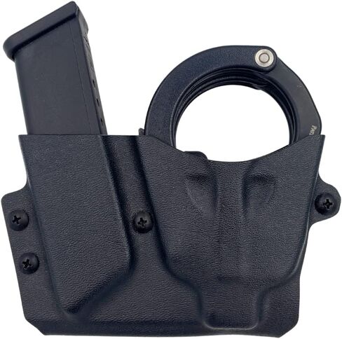 Handcuff and Magazine Holster | Outside the Waistband for Open Carry | Adjustable Retention in Saudi Arabia