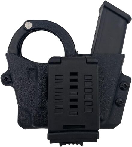 Handcuff and Magazine Holster | Outside the Waistband for Open Carry | Adjustable Retention in Saudi Arabia