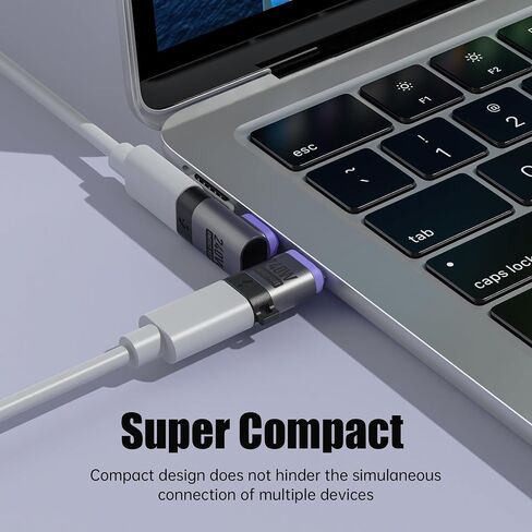 محول USB C مغناطيسي 240 وات (عبوة من قطعتين)، موسع محول USB C ذكر إلى النوع C أنثى من النوع C بسرعة 480 ميجابت في الثانية PD3.1 شحن سريع لهاتف iPhone15/Macbook/iPad Pro/Rog Ally/الكمبيوتر اللوحي (يمين) in Kuwait