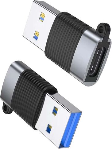 INEWSSZFXCX USB C to USB 3.0 Adapter 10Gbps, USB C Female to USB A Male Converter, High Speed Data Transfer and Fast Charging Compatible with Laptop, Phone, Tablet, Hard Drive 2 Pack in Saudi Arabia