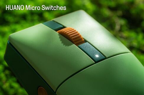 8Bitdo R8 Mouse with Charging Dock, PAW 3395 Sensor - Forest Wonder in Kuwait