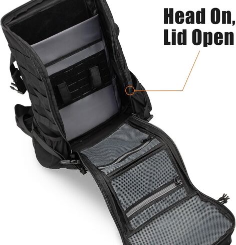 EDC Tactical Backpack for Men: Military Gear Assault Pack 50L with Molle for Hiking Gym Work Commute in Saudi Arabia