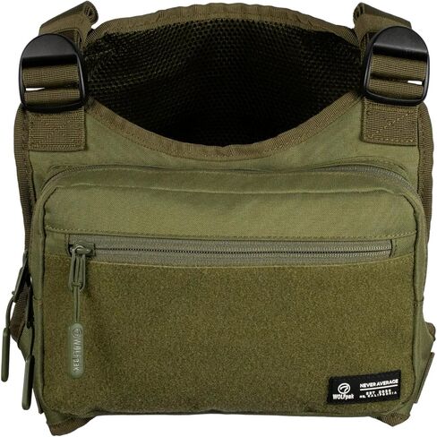 WOLFpak Utility Chest Pack 900D Water Resistant EDC CCW Pack (OD Green) in Saudi Arabia