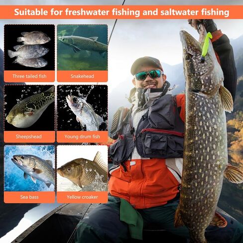Fishing Bobbers, 5 Pack Popping Corks Floats Saltwater with Rattles in Kuwait