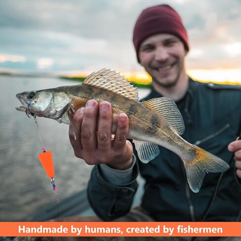 Fishing Bobbers, 5 Pack Popping Corks Floats Saltwater with Rattles in Kuwait