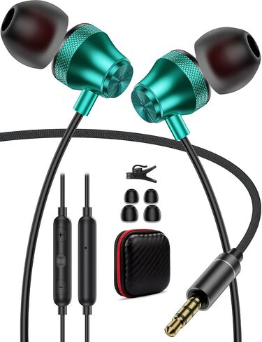 TOPAUX 3.5mm Earbuds Wired Earphone for Kindle Fire HD 10 8 Kids Pro Tablet in Kuwait