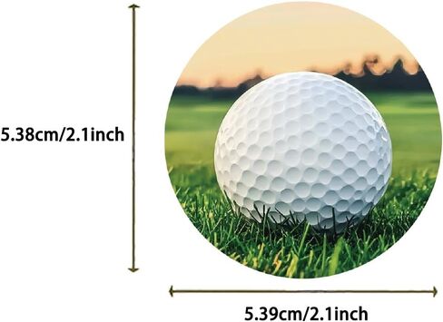 ملصقات الجولف لأجهزة الكمبيوتر المحمولة، WLJIAO Cool Golf ملصق فينيل مقاوم للماء للأطفال والمراهقين، 50 قطعة من ملصقات كرة الحب الرياضية المزخرفة للكمبيوتر المحمول والجيتار ولوح التزلج in Kuwait