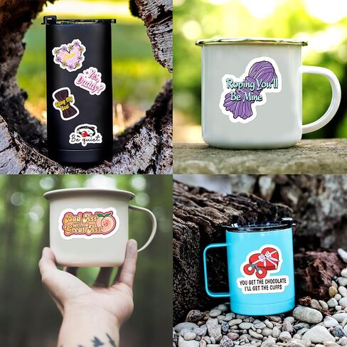 50pcs BDSM Stickers Pack, Vinyl Stickers for Adults, Bondage & Kinky Stickers for Laptops, Water Bottles, Guitars, Computers, Phones & More in Kuwait