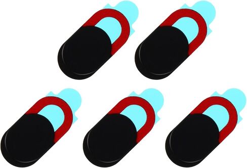 5pcs Red ABS Webcam Cover Privacy Sticker for Phone Computer in Kuwait