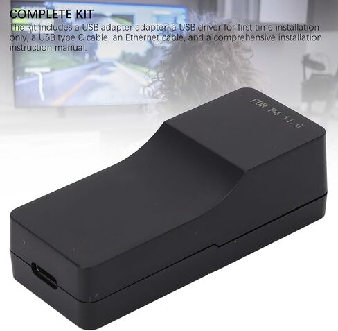 USB Dongle Adapter USB Ethernet Adapter Network Plug and Play Seamless Connection Stable Internet Type C Cable Ethernet Port for FW 11.0 System in Saudi Arabia