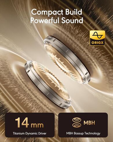 Open Ear Earbuds, Clip-On Wireless Headphones, Lightweight Secure Fit, 14mm Drivers Powerful Sound, 40H Playtime, Sweatproof Bluetooth 6.0 Glasses Friendly for Sports Running Workout Gift(Black) in Saudi Arabia