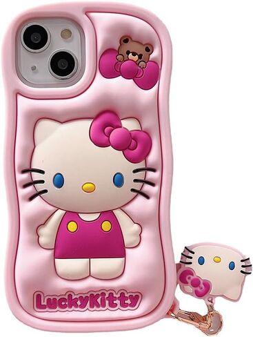 Cartoon Cute Kitty Phone for iPhone 11 Case in Saudi Arabia
