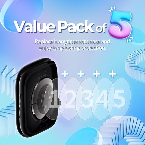 skoko [5 PCS Nickel Allergy Back Sensor Protector Film for Samsung Galaxy Watch 8/7/6/5/4/3/Active2, Classic & 5 Pro, Skin Barrier, Soft TPU in Kuwait