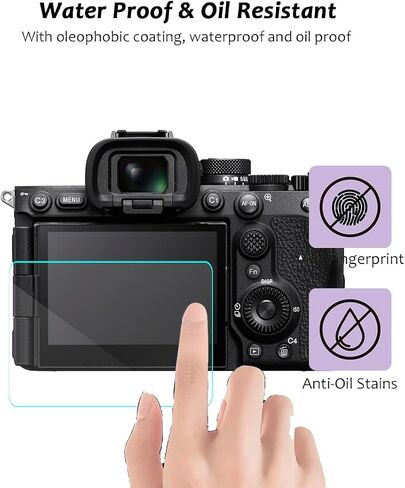 3 Pack for Sony Alpha 7R A7R VI Screen Protector, HD Clear Anti-Fingerprint Anti-Scratch Tempered Glass Screen Protector Flim Compatible with Sony Alpha 7R A7R VI 3.2 inches Camera in Saudi Arabia