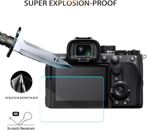 3 Pack for Sony Alpha 7R A7R VI Screen Protector, HD Clear Anti-Fingerprint Anti-Scratch Tempered Glass Screen Protector Flim Compatible with Sony Alpha 7R A7R VI 3.2 inches Camera in Saudi Arabia