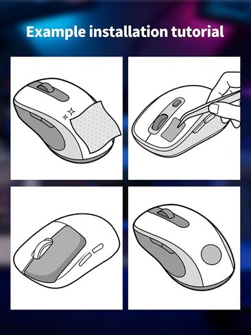 for Logitech G PRO X Superlight 2 DEX Wireless Mouse Anti-Slip Grip Tape, ZBAGUG Sweat-Proof Soft-Touch Grip Stickers, Scratch-Resistant Removable Non-Residue Skin, Gradient Pink in Kuwait