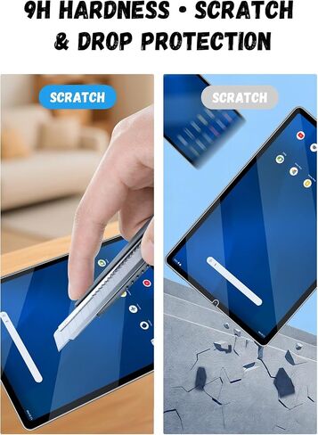 [2 Pack] Compatible with onn 8.1" (2026 Model) Android 16 Tablet Screen Protector Anti-Glare Tempered Glass, Shockproof Scratch-Resistant. in Kuwait