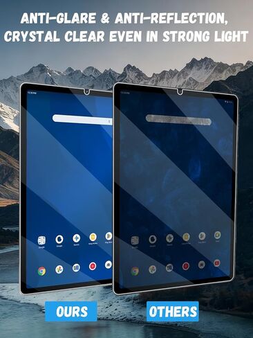 [2 Pack] Compatible with onn 8.1" (2026 Model) Android 16 Tablet Screen Protector Anti-Glare Tempered Glass, Shockproof Scratch-Resistant. in Kuwait