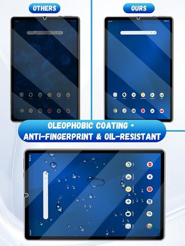 [2 Pack] Compatible with onn 8.1" (2026 Model) Android 16 Tablet Screen Protector Anti-Glare Tempered Glass, Shockproof Scratch-Resistant. in Kuwait