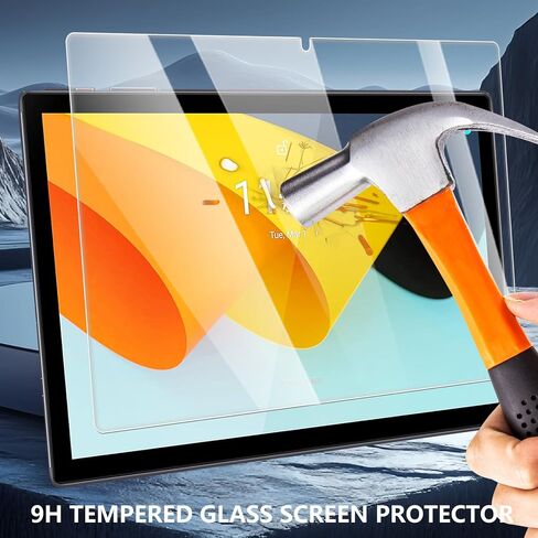 Screen Protector Compatible with BYYBUO SmartPad A10_L Tablet 10.1", 2 Pack Replacement Tempered Glass Film 9H Hardness, Anti-Fingerprint Films Anti-Glare in Saudi Arabia