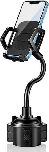 Cup Holder Phone Holder for Car, Adjustable Gooseneck Mount for 4-7" Phones in Saudi Arabia