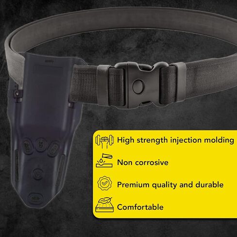 Drop Leg Holster Belt Loop Adapter – Full Duty Offset Mount with Hardware – Fits 1/4" to 2" Tactical Belts – USA Made Holster Attachment in Kuwait