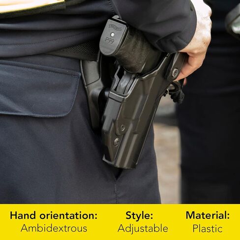 Drop Leg Holster Belt Loop Adapter – Full Duty Offset Mount with Hardware – Fits 1/4" to 2" Tactical Belts – USA Made Holster Attachment in Kuwait