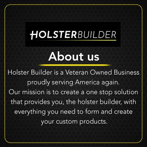 Drop Leg Holster Belt Loop Adapter – Full Duty Offset Mount with Hardware – Fits 1/4" to 2" Tactical Belts – USA Made Holster Attachment in Kuwait