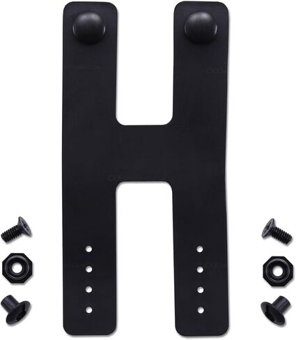IWB Belt Loops - Heavy Duty Rubber – w/Pull-The-Dot Snaps/Durable Caps & Mounting Hardware - Holster Loops for IWB Carry - (Fit 1.25-2.00 Inch Belts (Adjustable) in Kuwait