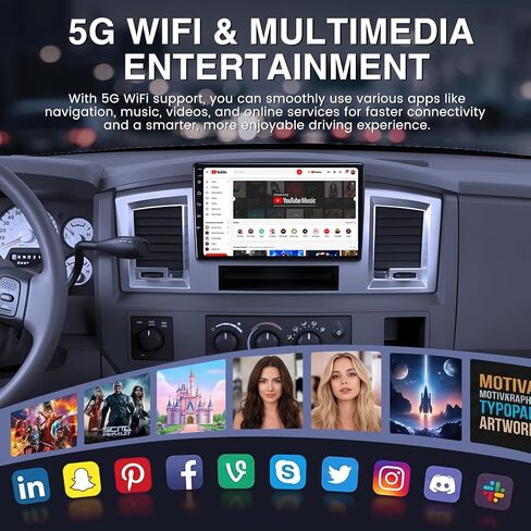 Android 15 Car Radio for Dodge Ram 1500 2500 3500 2006 2007 2008 in Saudi Arabia